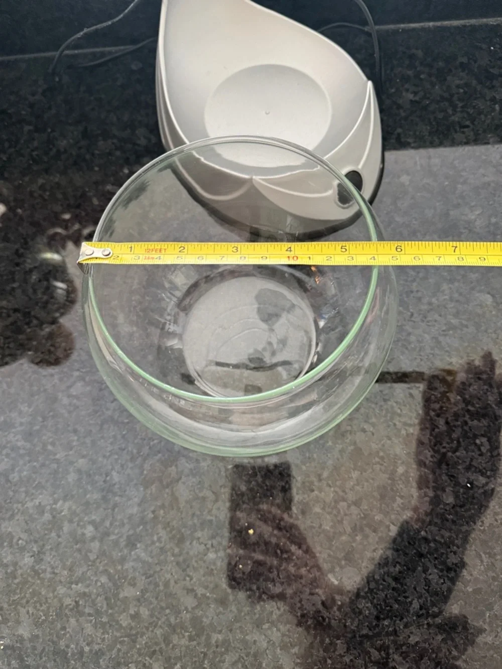 Top Fin Fish Tank with LED Light and Glass Bowl